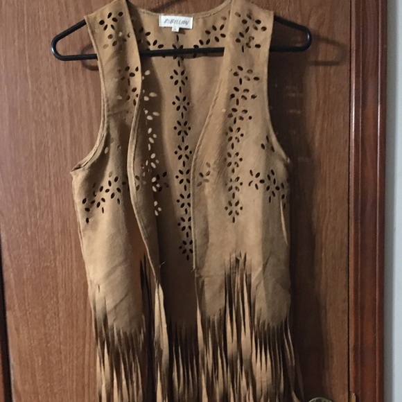 Jackets & Blazers - Suede fringe vest